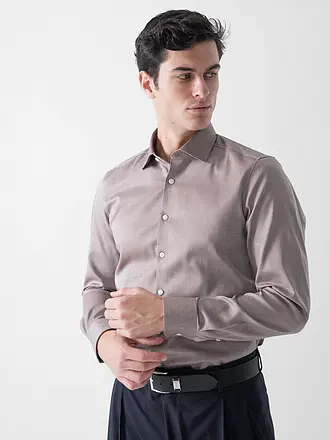 OLYMP LEVEL FIVE | Hemd Slim Fit | hellbraun